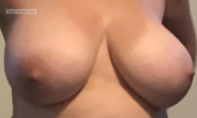 Tit Flash: Wife's Big Tits - Titmaster from United Kingdom